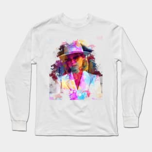 Scarface - Elvira Watercolor Illustration Long Sleeve T-Shirt